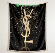 Yves Saint Laurent Throw Blankets